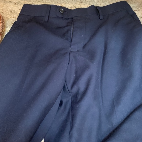Custom Navy Tailored Suit Waist Sz 28 Homecoming - Picture 8 of 8